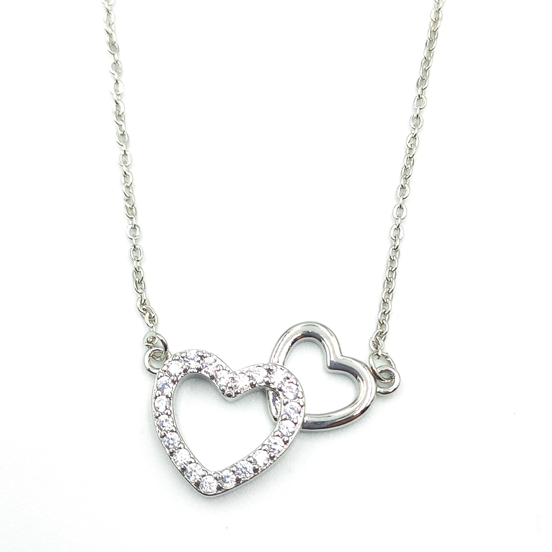 Care Silver Necklace