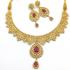 Gold Plated Zircon Necklace Set